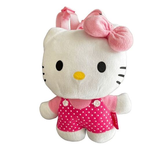 Hello Kitty Sanrio Plush Stuffed Backpack - Picture 7 of 12
